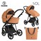 Детская коляска Roan Sol 3 в 1 с автокреслом Tutis Elo Black RSL/1014 Cinnamon 792036272 - фото 83405