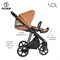 Детская коляска Roan Sol 3 в 1 с автокреслом Tutis Elo Black RSL/1014 Cinnamon 792036272 - фото 83423