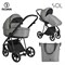 Детская коляска Roan Sol 3 в 1 с автокреслом Tutis Elo Lux Black RSL/1011 Cloud Grey 1793849186 - фото 83516