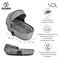 Детская коляска Roan Sol 3 в 1 с автокреслом Tutis Elo Lux Black RSL/1011 Cloud Grey 1793849186 - фото 83525