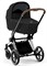 Коляска для новорожденных Cybex Priam IV Chrome Brown Stardust Black Plus 220355135 - фото 835