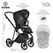 Детская коляска Roan Sol 3 в 1 с автокреслом Tutis Elo Lux Black RSL/1017 Raven 714416459 - фото 83624