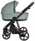 Детская коляска Roan Sol Кожа 3 в 1 с автокреслом Tutis Elo Black RSL/2023 Misti Mint/Grey/руч. Серый 413697521 - фото 83687