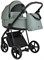 Детская коляска Roan Sol Кожа 3 в 1 с автокреслом Tutis Elo Black RSL/2023 Misti Mint/Grey/руч. Серый 413697521 - фото 83688