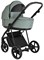 Детская коляска Roan Sol Кожа 3 в 1 с автокреслом Tutis Elo Black RSL/2023 Misti Mint/Grey/руч. Серый 413697521 - фото 83689