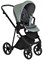 Детская коляска Roan Sol Кожа 3 в 1 с автокреслом Tutis Elo Black RSL/2023 Misti Mint/Grey/руч. Серый 413697521 - фото 83693