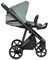 Детская коляска Roan Sol Кожа 3 в 1 с автокреслом Tutis Elo Lux Black RSL/2023 Misti Mint/Grey/руч. Серый 1474532352 - фото 83838