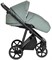 Детская коляска Roan Sol Кожа 3 в 1 с автокреслом Tutis Elo Lux Black RSL/2023 Misti Mint/Grey/руч. Серый 1474532352 - фото 83839