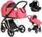 Детская коляска Roan Sol Luxury 3 в 1 с автокреслом Tutis Elo Black RSL/4040 Viva Magenta/Gold 1021716423 - фото 83921