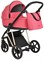 Детская коляска Roan Sol Luxury 3 в 1 с автокреслом Tutis Elo Black RSL/4040 Viva Magenta/Gold 1021716423 - фото 83936
