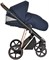 Детская коляска Roan Sol Luxury 3 в 1 с автокреслом Tutis Elo Black RSL/4047 Mystic Blue/Rose Gold 567201949 - фото 84074