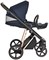 Детская коляска Roan Sol Luxury 3 в 1 с автокреслом Tutis Elo Black RSL/4047 Mystic Blue/Rose Gold 567201949 - фото 84077