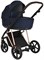 Детская коляска Roan Sol Luxury 3 в 1 с автокреслом Tutis Elo Black RSL/4047 Mystic Blue/Rose Gold 567201949 - фото 84083
