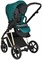 Детская коляска Roan Sol Luxury 3 в 1 с автокреслом Tutis Elo Lux Black RSL/4045 Deep Lake/Gold 109530326 - фото 84271