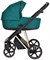 Детская коляска Roan Sol Luxury 3 в 1 с автокреслом Tutis Elo Lux Black RSL/4045 Deep Lake/Gold 109530326 - фото 84278