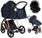 Детская коляска Roan Sol Luxury 3 в 1 с автокреслом Tutis Elo Lux Black RSL/4047 Mystic Blue/Rose Gold 3709831 - фото 84312