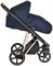 Детская коляска Roan Sol Luxury 3 в 1 с автокреслом Tutis Elo Lux Black RSL/4047 Mystic Blue/Rose Gold 3709831 - фото 84328