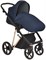 Детская коляска Roan Sol Luxury 3 в 1 с автокреслом Tutis Elo Lux Black RSL/4047 Mystic Blue/Rose Gold 3709831 - фото 84362