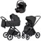 Коляска Carrello Vector CRL-6550 Ammonite AY329 Pro Absolute Black с базой Isofix 3 в 1 Magnet Black 345203216 - фото 85468