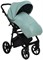 Детская коляска Roan Esso 2025 Кожа 3 в 1 с автокреслом Tutis Elo Black ESSK/214/1 Misti Mint/Grey/руч.Черный 1330604906 - фото 85883