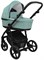 Детская коляска Roan Esso 2025 Кожа 3 в 1 с автокреслом Tutis Elo Black ESSK/214/1 Misti Mint/Grey/руч.Черный 1330604906 - фото 85886