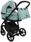 Детская коляска Roan Esso 2025 Кожа 3 в 1 с автокреслом Tutis Elo Black ESSK/214/1 Misti Mint/Grey/руч.Черный 1330604906 - фото 85887