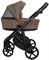 Детская коляска Roan Esso 2025 Кожа 3 в 1 с автокреслом Tutis Elo Lux Black ESSK/211/1 Camel/Black/руч.Тем.коричневый 1982827808 - фото 85990