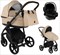 Детская коляска Roan Esso 2025 Кожа 3 в 1 с автокреслом Tutis Elo Lux Black ESSK/212/1 Caramel/Black/руч.Тем.коричневый 393596029 - фото 85997