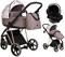Детская коляска Roan Sol Flowers 3 в 1 с автокреслом Tutis Elo Lux Black RSF/5001 Powder/Rose gold 830685413 - фото 86134