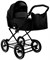 Детская коляска Roan Bass Next Classic Кожа d12 3 в 1 с автокреслом Elo Black RCL300/1 Black 252606763 - фото 86206