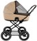 Детская коляска Roan Bass Next Classic Кожа d12 3 в 1 с автокреслом Elo Lux Black RCL302/1 Caramel 601173009 - фото 86297