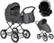 Детская коляска Roan Bass Next Classic d12 3 в 1 с автокреслом Tutis Elo Lux Black RCL263/1 Steel Grey 740999271 - фото 86335