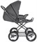 Детская коляска Roan Bass Next Classic d12 3 в 1 с автокреслом Tutis Elo Lux Black RCL263/1 Steel Grey 740999271 - фото 86348