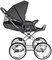 Детская коляска Roan Bass Next Classic d14 3 в 1 с автокреслом Tutis Elo Lux Black RCL253/1 Steel Grey 890037665 - фото 86374