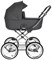 Детская коляска Roan Bass Next Classic d14 3 в 1 с автокреслом Tutis Elo Lux Black RCL253/1 Steel Grey 890037665 - фото 86383