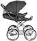 Детская коляска Roan Bass Next Classic d14 3 в 1 с автокреслом Tutis Elo Lux Black RCL253/1 Steel Grey 890037665 - фото 86386