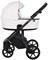 Детская коляска Roan Bass Next Кожа 3 в 1 с автокреслом Tutis Elo Lux Black RN081/1 White 1061383306 - фото 86401