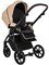 Детская коляска Roan Bass Next Кожа 3 в 1 с автокреслом Tutis Elo Lux Black RN082/1 Caramel 27922603 - фото 86413