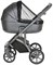 Детская коляска Roan Bass Next Кожа 3 в 1 с автокреслом Tutis Elo Lux Black RN083/1 Graphite Pearl 237986974 - фото 86430