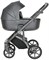 Детская коляска Roan Bass Next Кожа 3 в 1 с автокреслом Tutis Elo Lux Black RN083/1 Graphite Pearl 237986974 - фото 86443