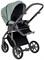 Детская коляска Roan Bass Next Кожа 3 в 1 с автокреслом Tutis Elo Lux Black RN085/1 Misti Mint 1443455188 - фото 86460