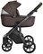 Детская коляска Roan Bass Next Кожа 3 в 1 с автокреслом Tutis Elo Lux Black RN087/1 Chocolate/Black 1133537279 - фото 86473