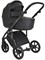 Детская коляска Roan Bass Next Кожа 3 в 1 с автокреслом Tutis Elo Lux Black RN088/1 Black/Black 40797928 - фото 86491