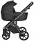 Детская коляска Roan Bass Next Кожа 3 в 1 с автокреслом Tutis Elo Lux Black RN088/1 Black/Black 40797928 - фото 86494