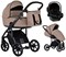 Детская коляска Roan Bass Next 3 в 1 с автокреслом Tutis Elo Lux Black RN233/1 Amber Black 92550261 - фото 86540