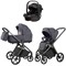 Коляска Carrello Vector 2025 CRL-6551 Ammonite AY329 Pro Absolute Black с базой Isofix 3 в 1 Ultimate Grey 1844110462 - фото 86781