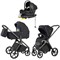 Коляска Carrello Vector 2025 CRL-6551 Nova Black Line с базой Isofix 3 в 1 Shadow Black 450849416 - фото 87506