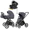 Коляска Carrello Vector 2025 CRL-6551 Nova Black Line с базой Isofix 3 в 1 Ultimate Grey 1235166825 - фото 87571