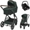 Коляска детская Maxi-Cosi Oxford Plus 3 в 1 с автокреслом CabrioFix Essential black 1978403110 Twillic Green/Зеленый 1407626105 - фото 87636