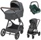 Коляска детская Maxi-Cosi Oxford Plus 3 в 1 с автокреслом CabrioFix Essential green 1978204110 PlusTwillic Graphite/Графит 932329914 - фото 87857